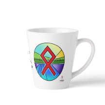 Art Nouveau Othala Rune of Home & Ancestry