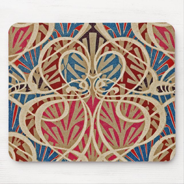 Art Nouveau Pattern #10 at Emporio Moffa Mouse Pad (Front)