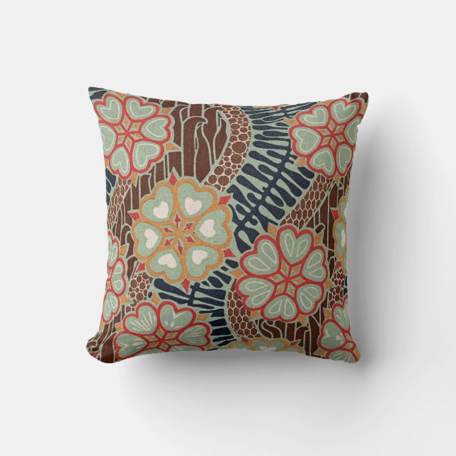 Art Nouveau Pattern #2 at Emporio Moffa Cushion (Front)