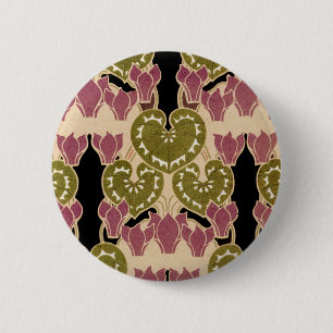 Art Nouveau pattern #4 6 Cm Round Badge