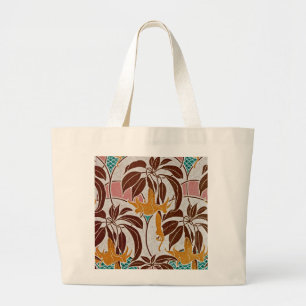 Art Nouveau Pattern #4 at Emporio Moffa Large Tote Bag