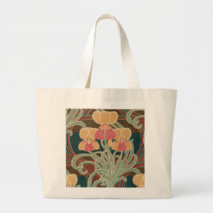 Art Nouveau Pattern #4 at Emporio Moffa Large Tote Bag