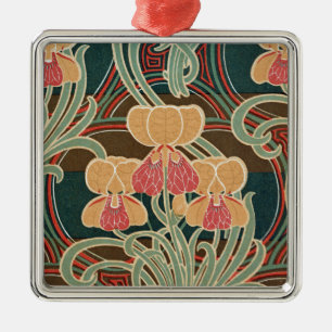 Art Nouveau Pattern #4 at Emporio Moffa Metal Tree Decoration