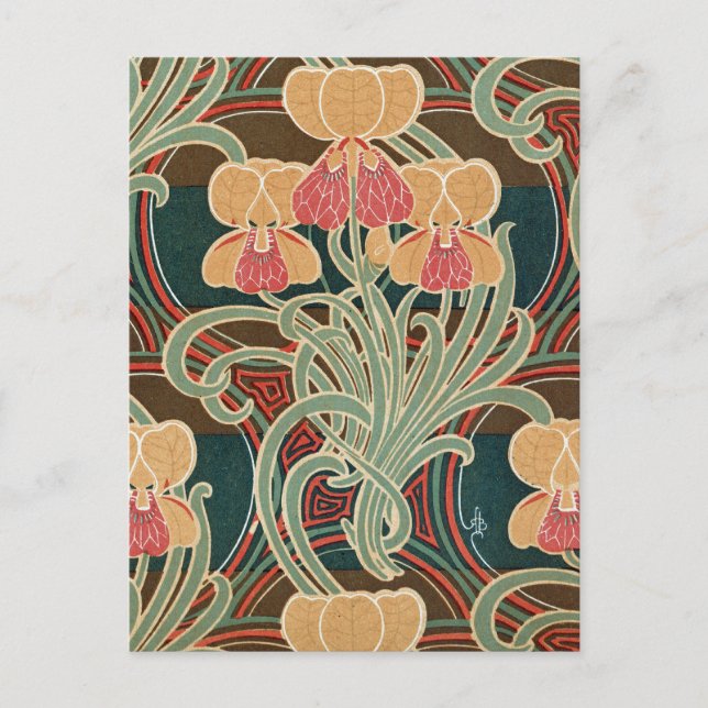 Art Nouveau Pattern #4 at Emporio Moffa Postcard (Front)