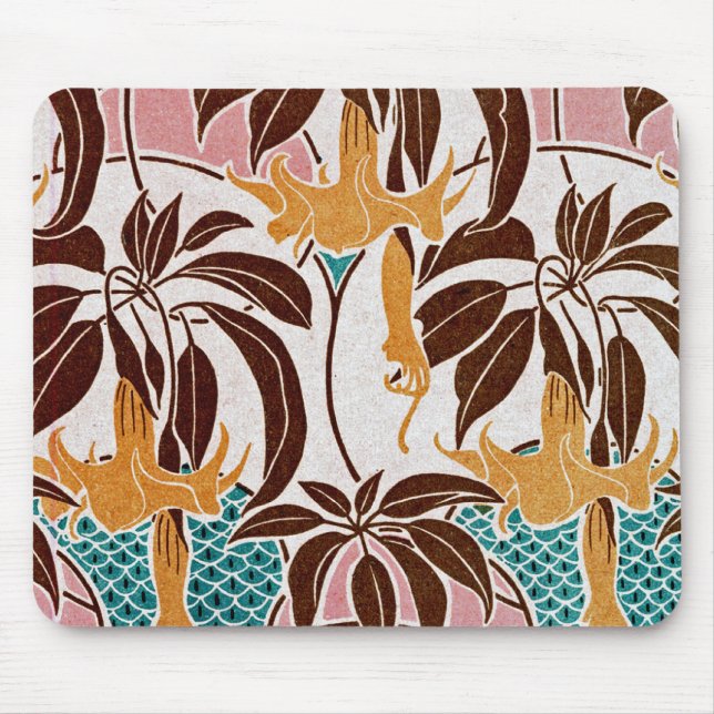 Art Nouveau Pattern #5 at Emporio Moffa Mouse Pad (Front)