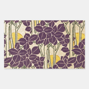 Art Nouveau pattern #5 Rectangular Sticker