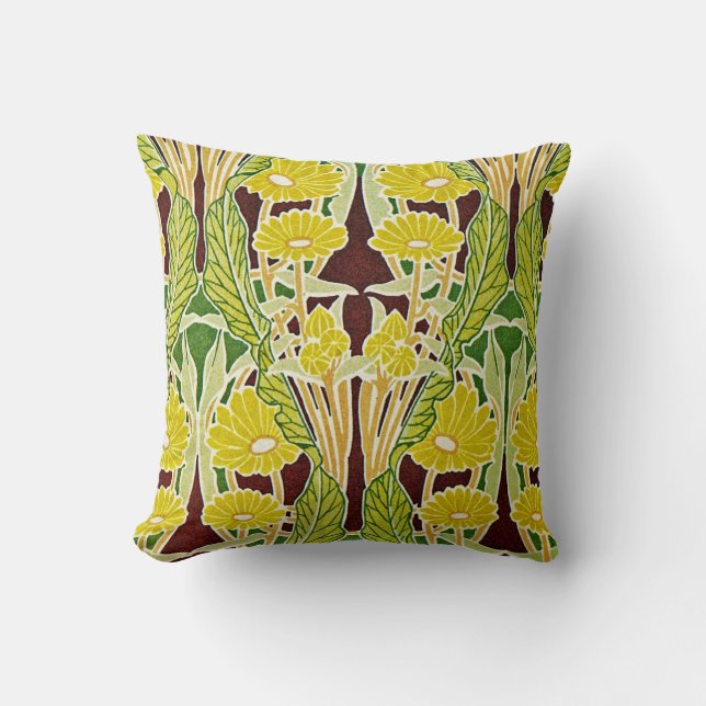 Art Nouveau Pattern #7 at Emporio Moffa Cushion (Front)