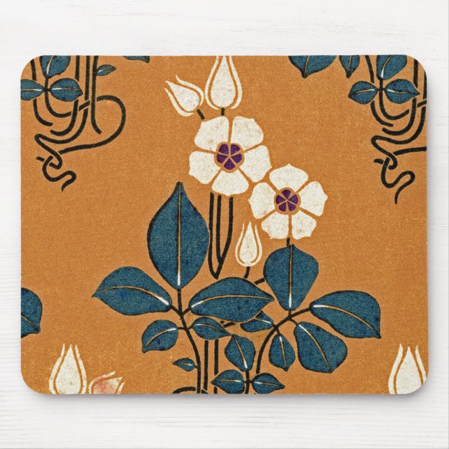 Art Nouveau pattern #7 Mouse Pad (Front)