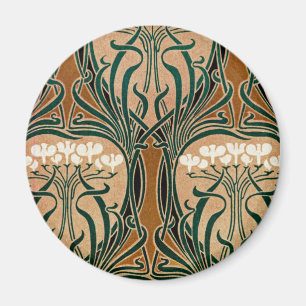 Art Nouveau pattern #9 Magnet