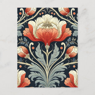 Art Nouveau Pattern Postcard