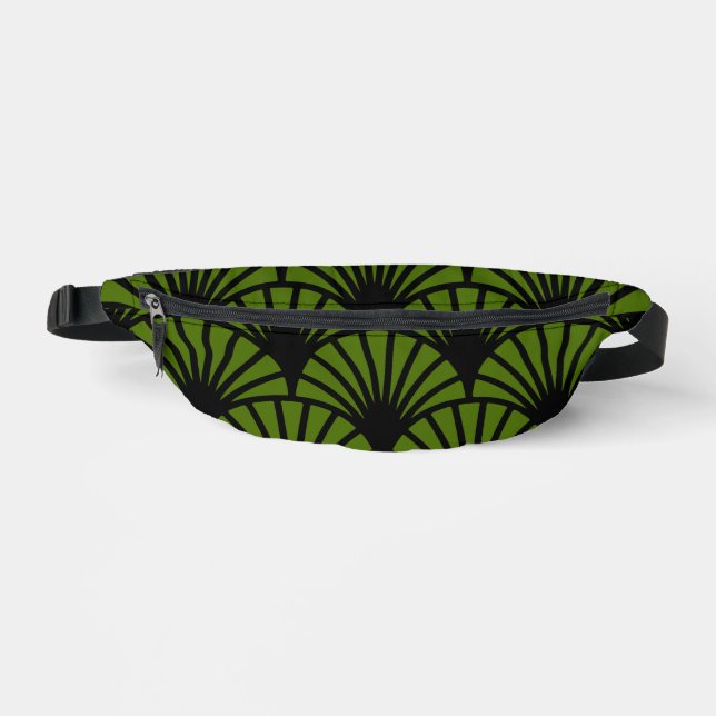 Art Nouveau Pattern Print Bum Bags (Front)