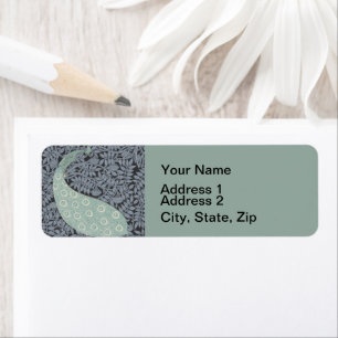 Art Nouveau Peacock Classic Vintage Bird