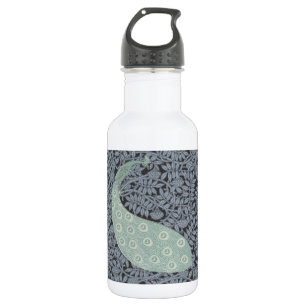 Art Nouveau Peacock Classic Vintage Bird 532 Ml Water Bottle