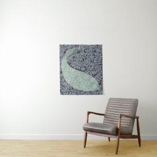 Art Nouveau Peacock Classic Vintage Bird Tapestry