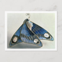 Art Nouveau pendant in the form a butterfly, c.190