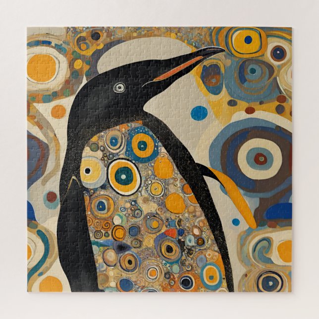Art Nouveau Penguin  Jigsaw Puzzle (Vertical)