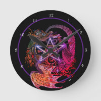 Art Nouveau Pentacle Dragon