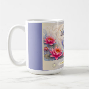 Art Nouveau Pisces Water Lily Mug