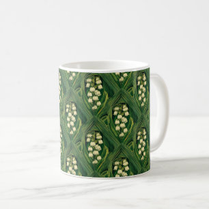 Art nouveau poisonous lily of the valley coffee mug