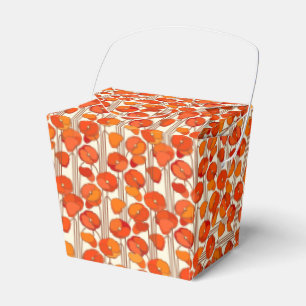 Art Nouveau Poppies Favour Box