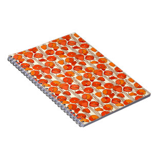 Art Nouveau Poppies Photo Notebook