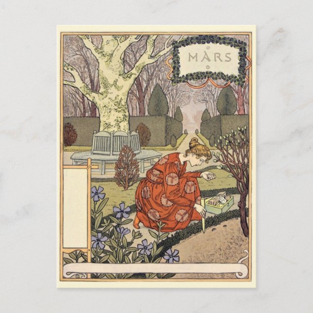 Art Nouveau Postcard (Front)
