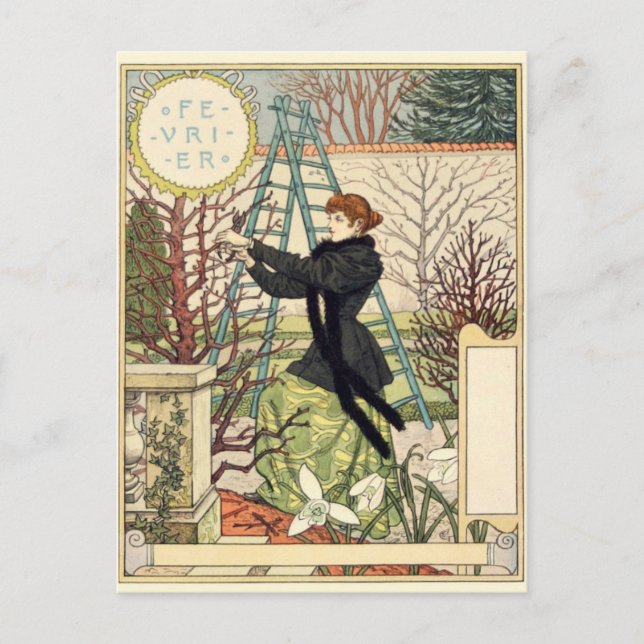Art Nouveau Postcard (Front)