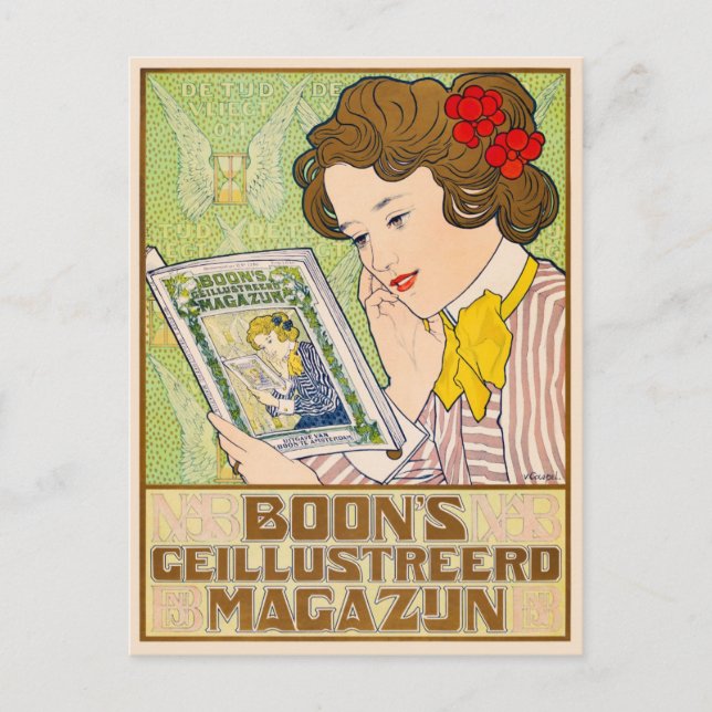 Art Nouveau Postcard (Front)