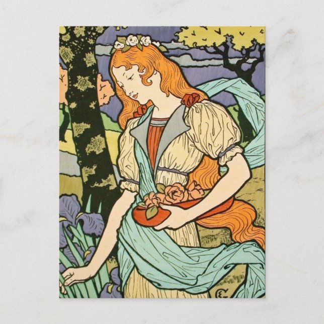 Art Nouveau Postcard (Front)