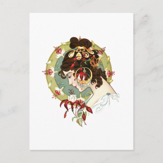 Art Nouveau  Postcard (Front)