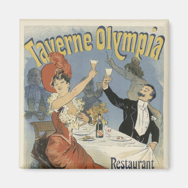 Art Nouveau Poster Magnets - Restaurant (Front)