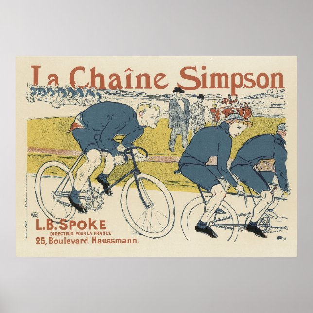 Art Nouveau Posters - Bicycles (Front)