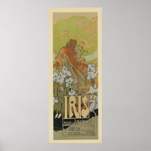 Art Nouveau Posters - Iris