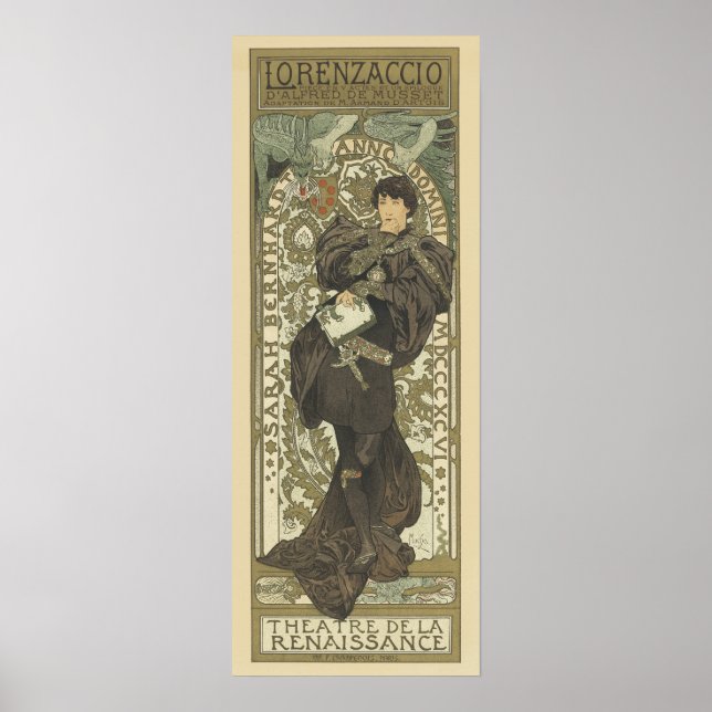 Art Nouveau Posters - Mucha' (Front)