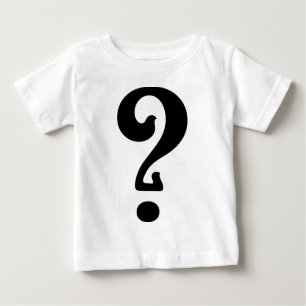 Art Nouveau Question Mark Baby T-Shirt