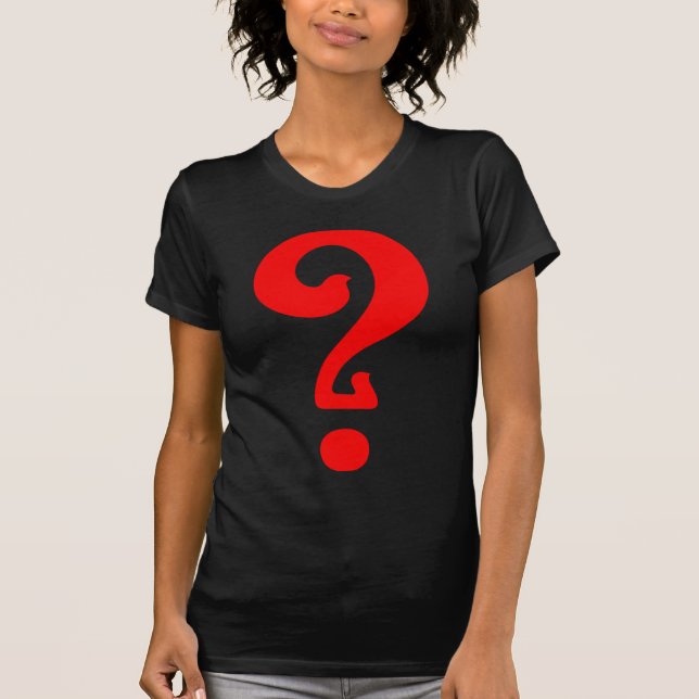 Art Nouveau Question Mark T-Shirt (Front)