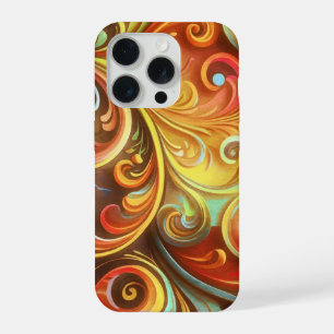 Art Nouveau: Radiant Baroque twirls iPhone 15 Pro Case