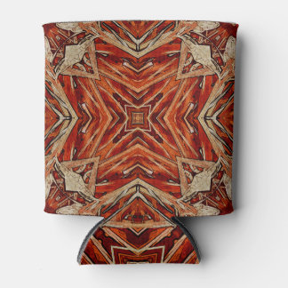Art Nouveau Red: Colourful Vintage Can Cooler