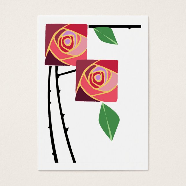 Art nouveau roses and thorns (Front)
