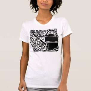 Art Nouveau Roses and Watering Can T-Shirt