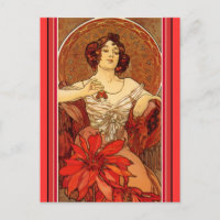 Art Nouveau ~ "Ruby - The Precious Stones"