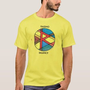 Art Nouveau Rune Raidho - Balance T-Shirt