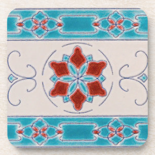 Art Nouveau’s Majolica Tiles Coaster
