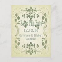 Art Nouveau Save The Date