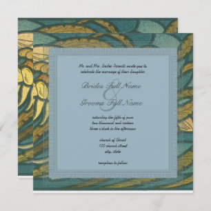 Art Nouveau Squid - Scuba Destination Weddings Invitation