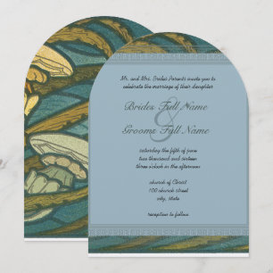 Art Nouveau Squid - Scuba Destination Weddings Invitation