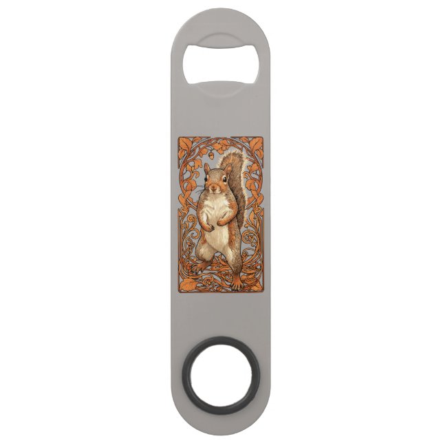 Art Nouveau Squirrel - funny squirrel lover (Front)