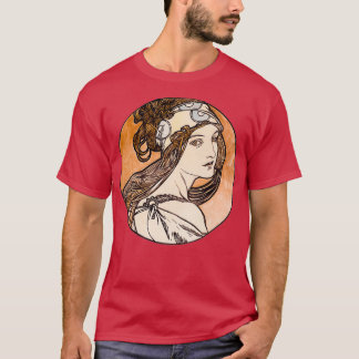 Art Nouveau Stained Glass Beauty T-Shirt
