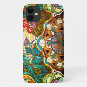 Art nouveau stained glass floral Case-Mate iPhone case