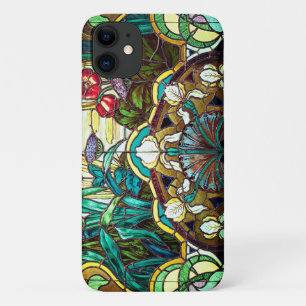 Art nouveau stained glass look floral Case-Mate iPhone case